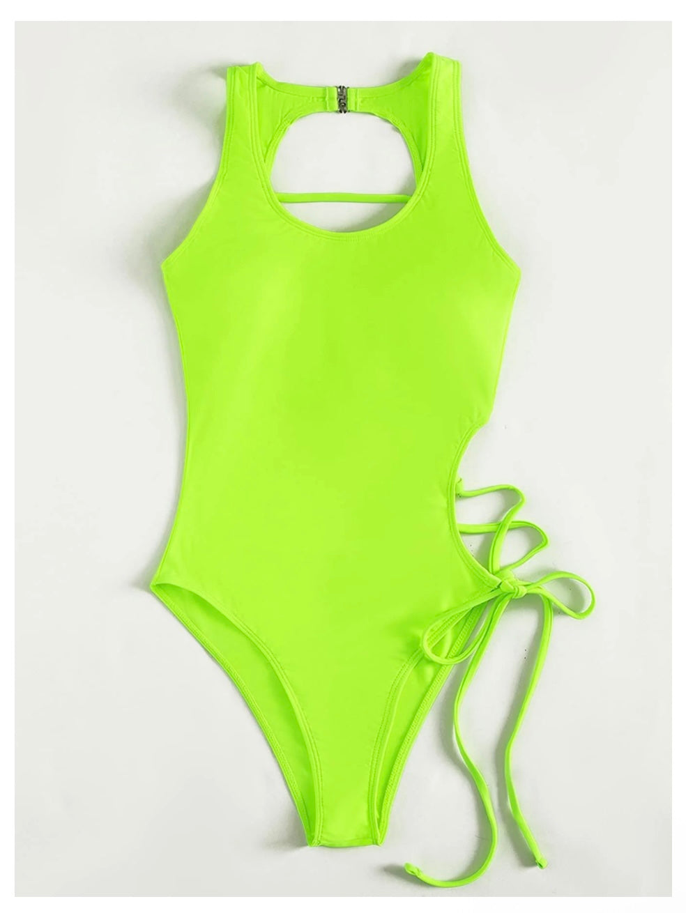 Lace-up One Piece Bikini/Body Suit