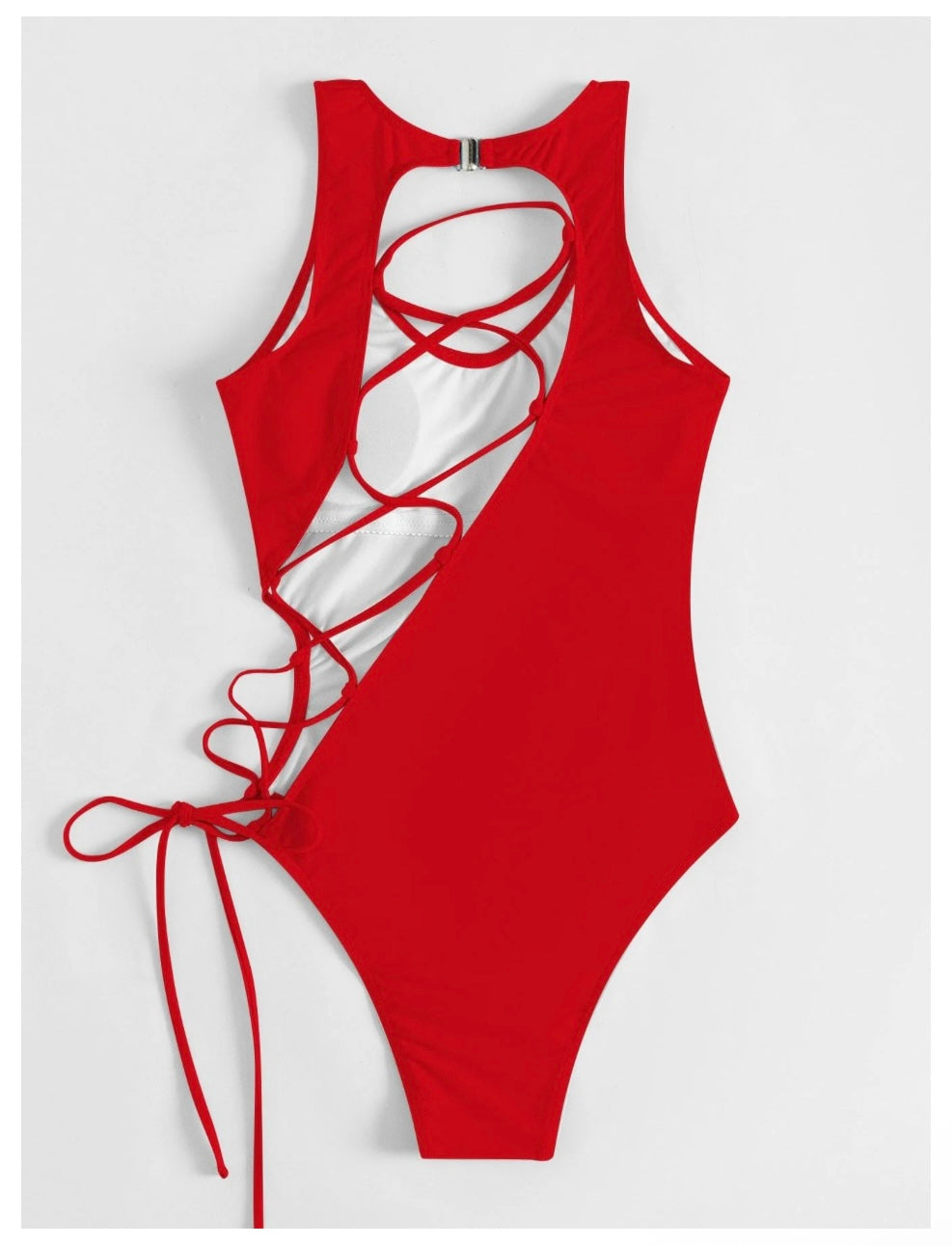 Lace-up One Piece Bikini/Body Suit