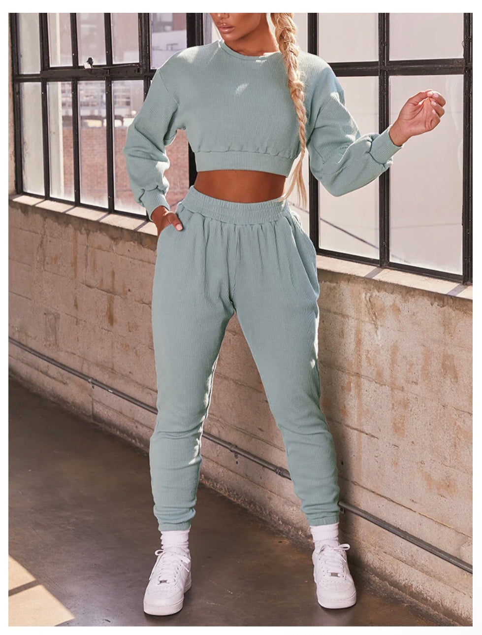 Women's Crewneck Fleece Set