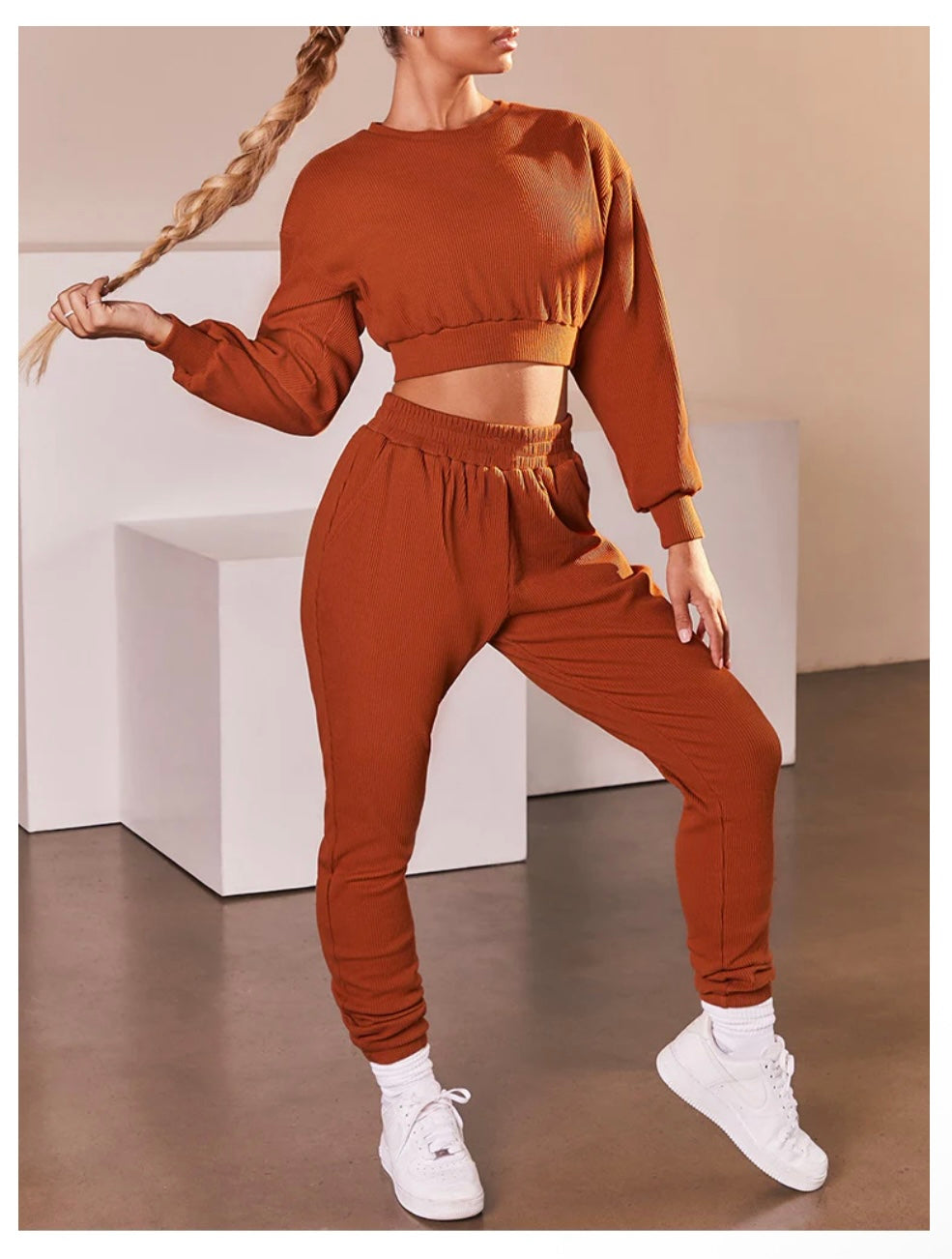 Women's Crewneck Fleece Set