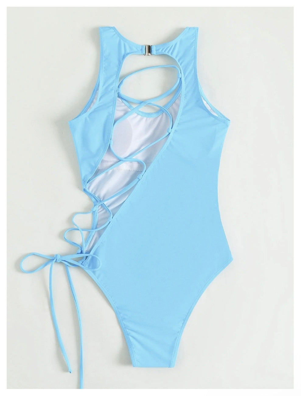 Lace-up One Piece Bikini/Body Suit