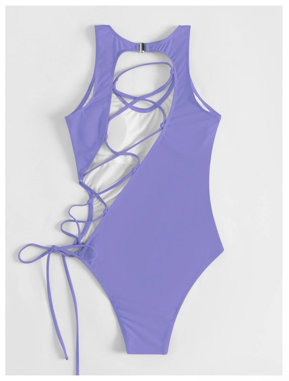 Lace-up One Piece Bikini/Body Suit