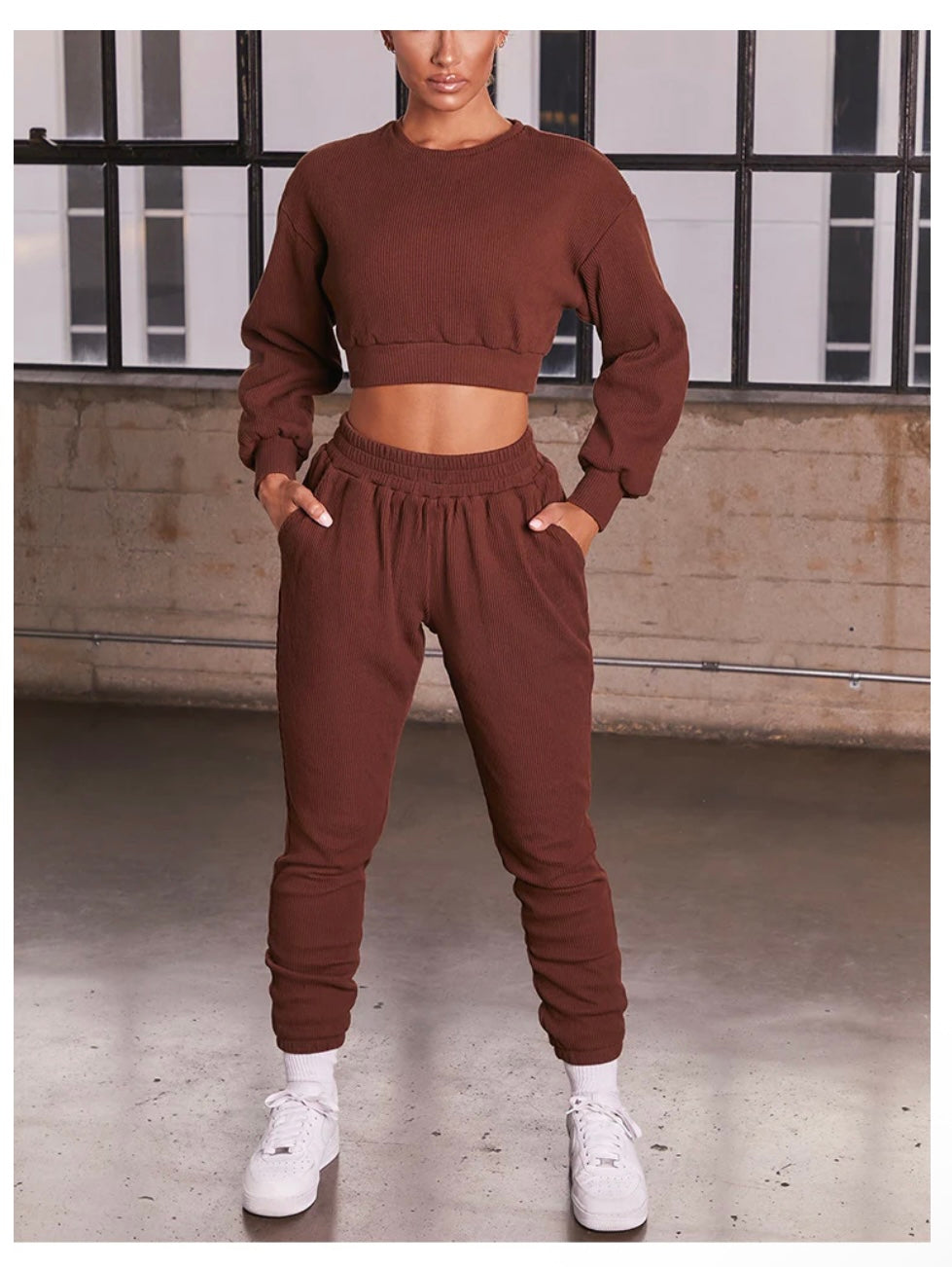 Women's Crewneck Fleece Set