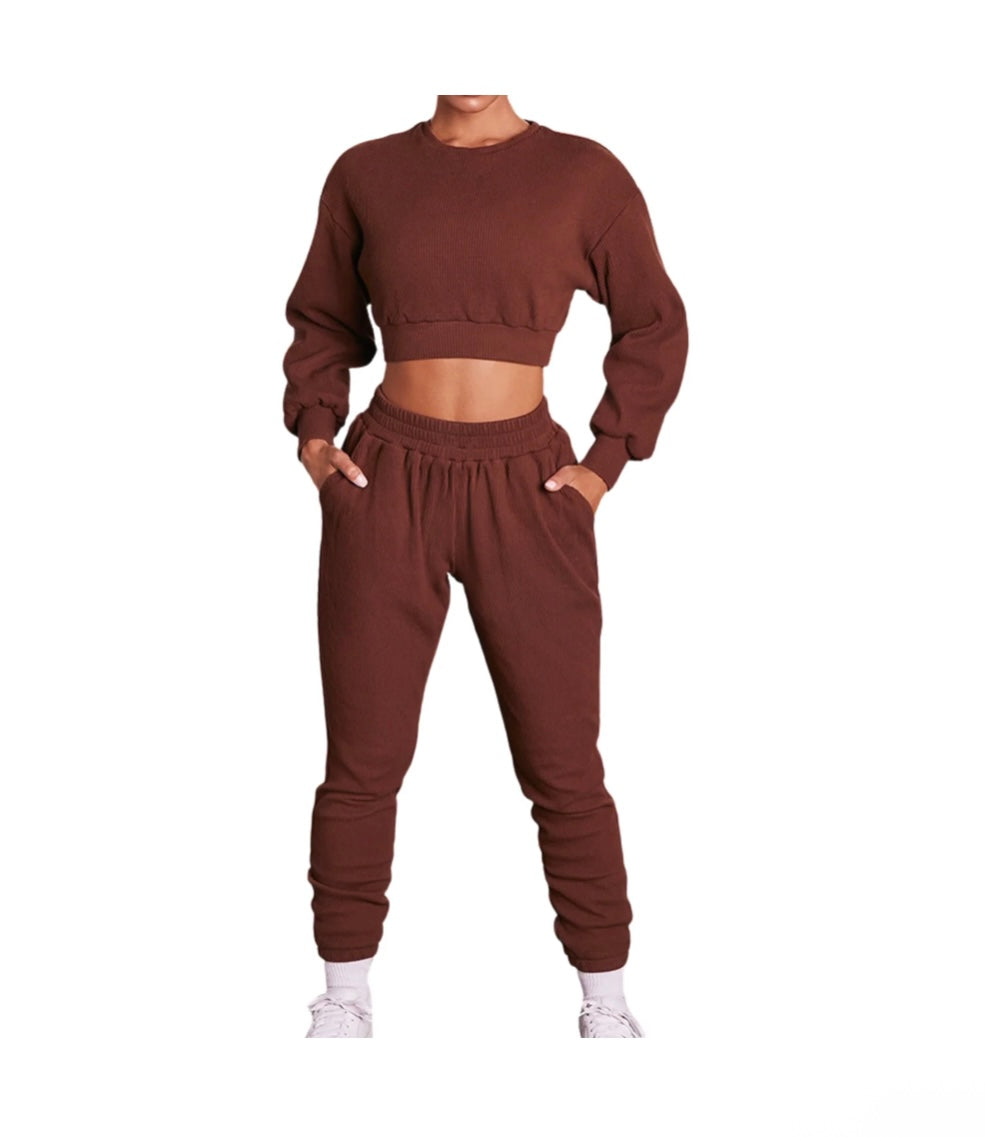 Women's Crewneck Fleece Set